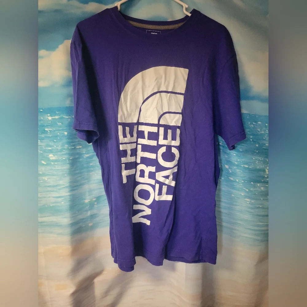 The North Face Purple Half Dome Logo Mens Size Large Tshirt‎